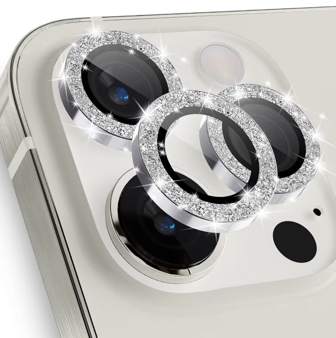 PROTECTION LENTILLES PAILLETÉES ARGENT