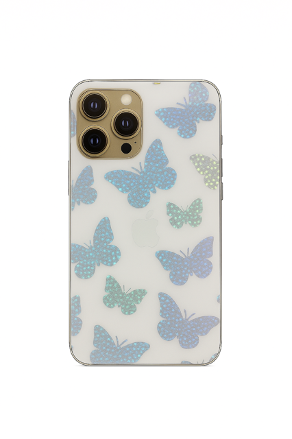 SKIN HOLOGRAPHIQUE PAPILLON